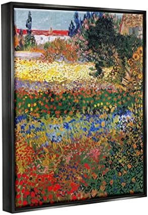 Tuphell Industries Цветна градина Ван Гог живописно сликарство лебдечка врамена wallидна уметност, дизајн од One1000Paintings