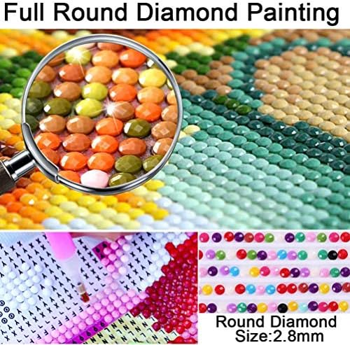 5d DIY дијамантски слики, слики од дијаманти Scooby-Doo, комплети за дигитален крст со целосен дијамант, мозаик за занаетчиски украси за возрасни