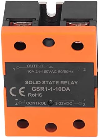 FtVogue Solid State Relay DC Control AC реле фотоелектрична изолација SSR влез DC 3V до 32V излез AC 24V до 480V, реле