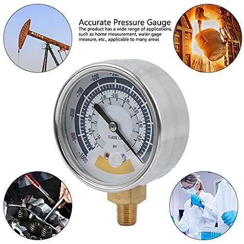 Мерач на притисок Точен мерач на воздухот Мерач на воздушен притисок Индустриски мерач на притисок на гориво Мерач на притисок за вакуумска
