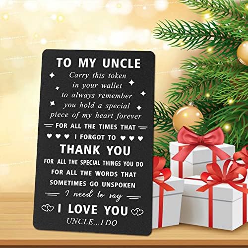 Подароци за картички за чичко Engzhi, за да ви се заблагодарам за сите посебни работи што ги правите - ги сакам подароците за роденден на чичко ми, картичка за паричник ?