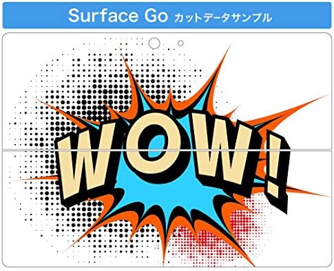 Покрив за декларации на igsticker за Microsoft Surface Go/Go 2 Ultra Thin Protective Tode Skins Skins 001583 English Word Paint