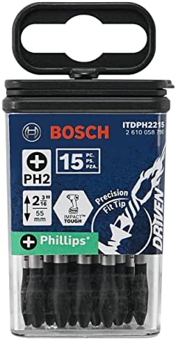 Bosch ITDPH2215 15 компјутер. Управувано 2 во. Влијание Phillips® #2 парчиња за напојување