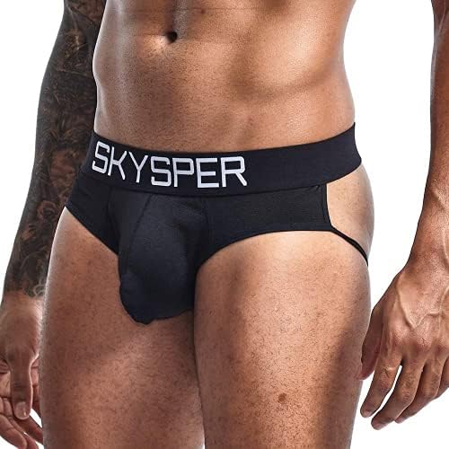 Skysper JockStrap Атлетски поддржувачи за мажи со џокери со машка долна облека