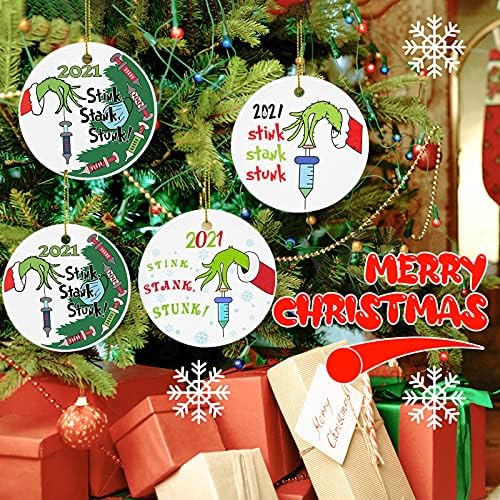 2021 Божиќни украси, Биондо Беверли Хилс 2021 Орнамент украси за новогодишни елки Божиќни украси Карантин подароци 2021 Божиќни украси Додади
