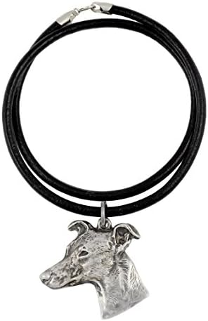 Whippet, Silver Hallmark 925, кучиња сребрени ѓердани, ограничено издание, Artdog