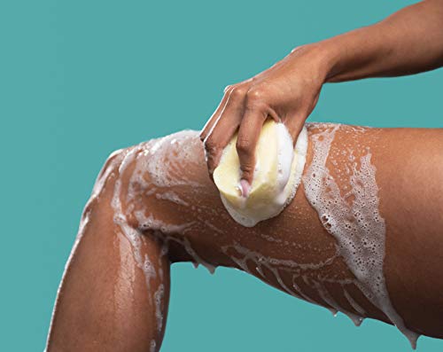 Spongeables Анти-целулитното миење на телото во сунѓер со витамин Ц го намалува појавата на навлажнувач на целулит и ексфолијатор за миењето