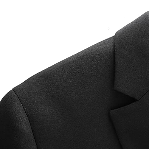 Maiyifu-GJ Mean Ene Button Slim Fit Blazer Lightweight Notched Lapel Business Daily јакна Обичен спортски палто со цврста боја