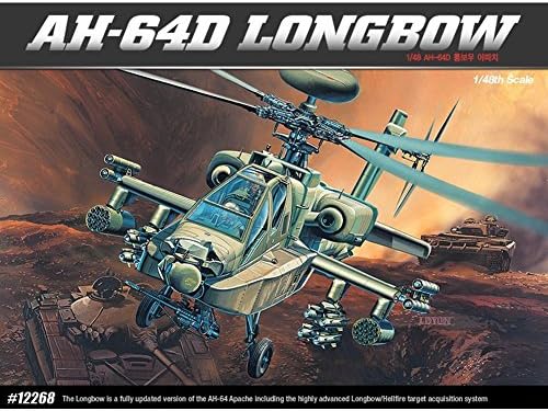Модели на академијата 12268 1/48 Пластичен модел комплет AH-64d Longbow