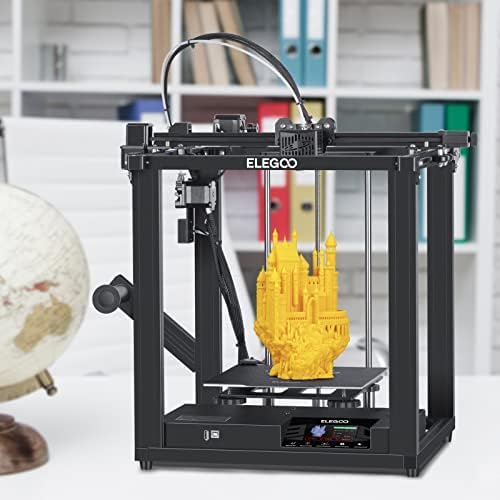 Elegoo 3D печатач Neptune X FDM 3D печатач со безбедносно напојување, тивка матична плоча, продолжение за печатење и отстранлива