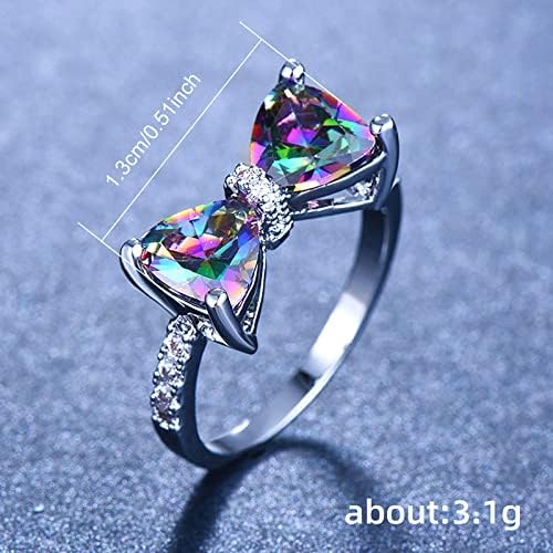 Пеперутка дијамантски прстени прстени на личноста на женските модни прстени за креативни прстени со големина 5 прстени за момчиња