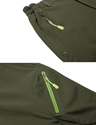 Машки за мажи во Бијлацесен 3/4 Капри Панталони со лесни суви шорцеви за пешачење со 4 џебови за џебови тренинг за обука на каприс