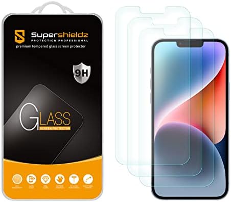 Supershieldz Дизајниран за iPhone 14 плус и iPhone 13 Pro Макс Калено Стакло Заштитник На Екранот, Анти Нула, Меур Слободен