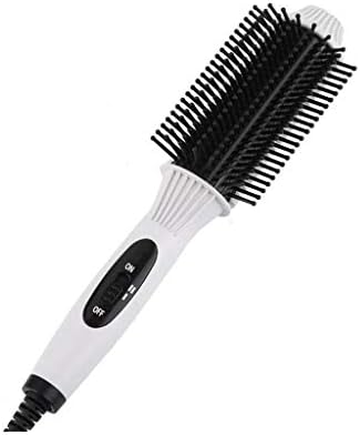 SDFGH брада коса затемнувач Преносна коса директно електрична четка за инстант стилизирање на жени кај жени мажи виткаат и зацрвстуваат
