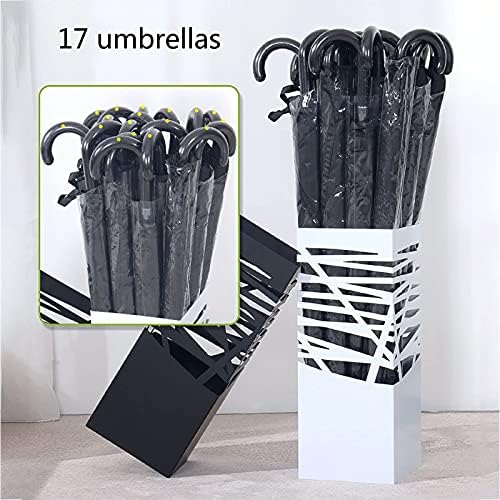Зесус метал чадор, држач за чадори за чадор, железо за пешачење за украсување на домашни канцеларии/црна боја