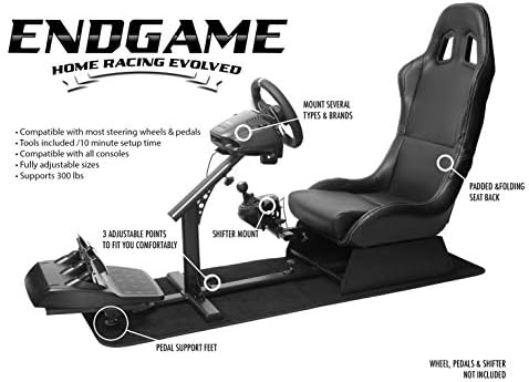 Proam USA Racing Seat Gaming Chop Chop Simulator Cockpt воланот штанд за Logitech G29 Thrustmaster xbox PlayStation PS4