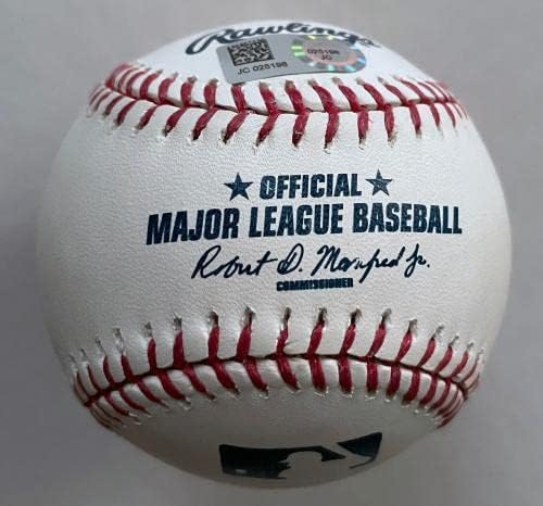Карсон Фулмер потпиша ОМЛ Бејзбол w/MLB Holo Dodgers Reds O's Tigers White Sox - Автограмски бејзбол