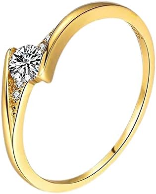 2023 година Нов ангажман круг Циркони жени свадбени прстени накит за накит за жени тинејџерски прстени
