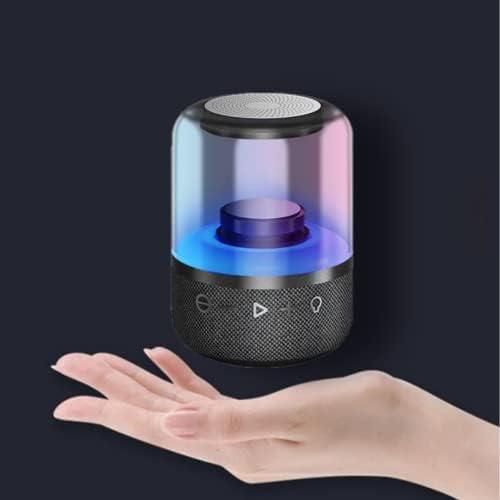 Водоотпорни преносни преносни звучници со Bluetooth со ладни LED светла и безжично стерео спарување, 8 вати гласно 360 ° HD звук и богат бас, мал звучник 8hrs играње