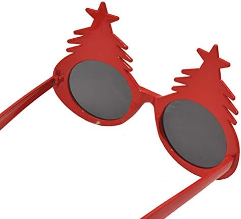 Besportble Божиќни новини очила очила за сонце новогодишно дрво Фото реквизити за забави за забави за материјали за Божиќ за