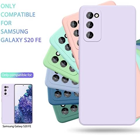 [2 Пакет] Случаи За Галакси S20 FE Случај, Samsung S20 FE Случај 4G/5G, Тенок Стилски Силиконски Заштитен Случај За Samsung Galaxy S20 FE телефон
