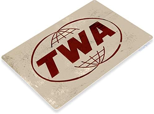 Калај знак „Twa Trans World Airlines Aviation Metal Wallид продавница A747