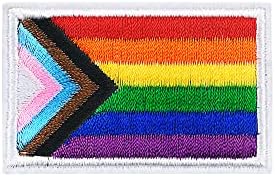 Даниел Квасар знаме за шиење/лепенки за железо-додатоци за ЛГБТК, геј гордост, месец на гордоста, подарок-давање и прибирање финансиски