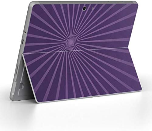 Декларална покривка на igsticker за Microsoft Surface Go/Go 2 Ultra Thin Protective Tode Skins Skins 002025 Simple Purple