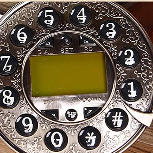 Телефон на Зизм - Ретро мелодии Гроздобер ротационо бирање Телефонски старомодни фиксни телефони за дома