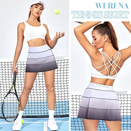 Тениско здолниште за жени со 4 џебови Атлетски голф Скортс здолништа со шорцеви тренингот што работи спорт