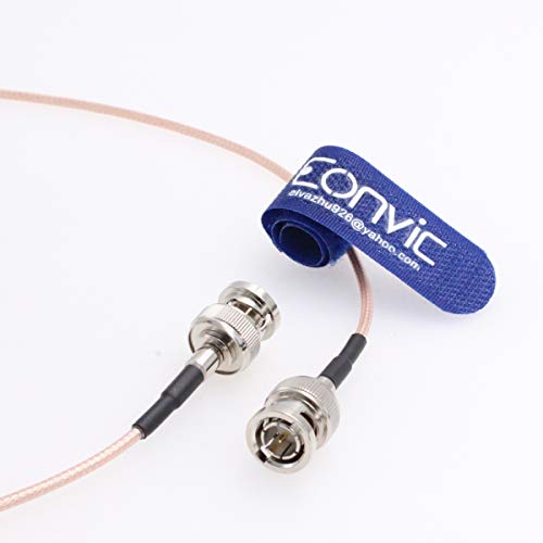 Eonvic BNC кабел RG179 Coax Cable BNC машки до BNC машки HD-SDI видео кабел за BMCC BMPC HyperDeck камери 75 ом