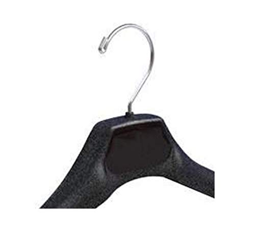 Наханко 2463 широко рамо со пластични закачалки, 18 “, црна