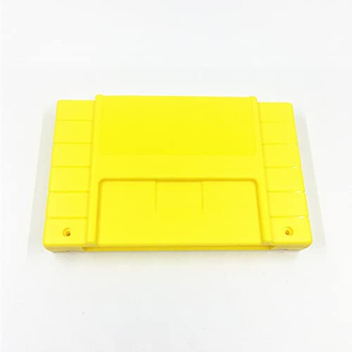 Самрад жолта боја игра со касети за замена на пластична обвивка за NTSC SNES Game Card 16bit Game Card Card Shell 5PCS/SET