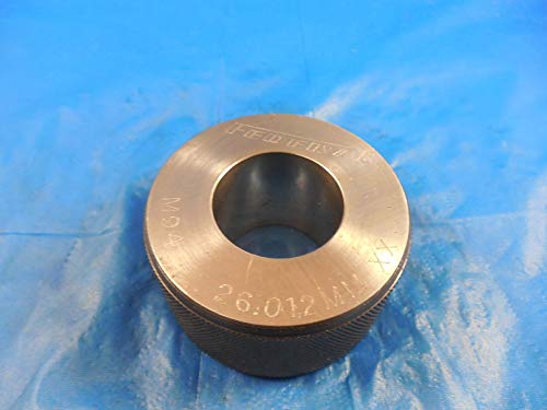 26.012 Класа XX Master Plain Bore Ring Gage 26.000 +.012 Преголема 26 mm 1.0241
