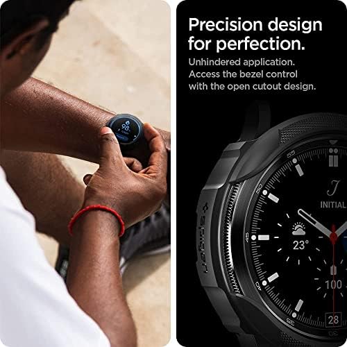 Спиген Течен Воздушен Оклоп И Модерен Фит Бенд Дизајниран За Samsung Galaxy Watch 4 Класичен 46mm-Црн