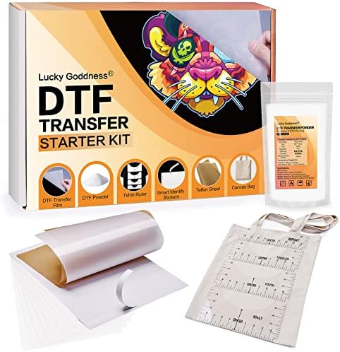 DTF трансфер филм за печатач за сублимација на DTF, 30 листови A4 мат ПЕТ Хартија за трансфер на топлина DTF комплет за стартување
