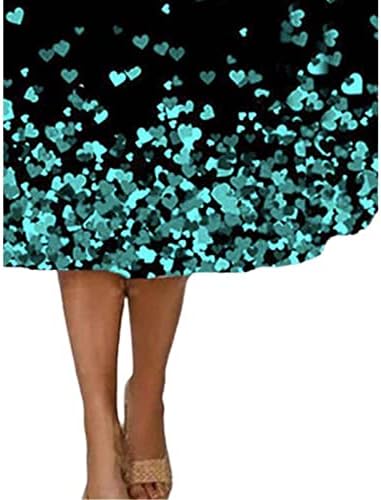 МИЈАШУИ В Врат Макси Фустан Женски Персонализиран Цветен Принт В Врат Моден Фустан Со Кратки Ракави Летни Фустани