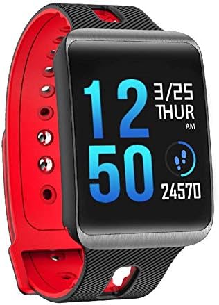 SDFGH Fitness Tracker водоотпорен паметен часовник со мултифункционален режим на спорт, монитор на отчукувањата на срцето и крвниот притисок