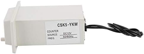 Електромагнетски пулсен контра алатки CSK5-YKW 5 цифри 0-99999 Индустриски тотализатор Механички електромагнетски пулс бројач