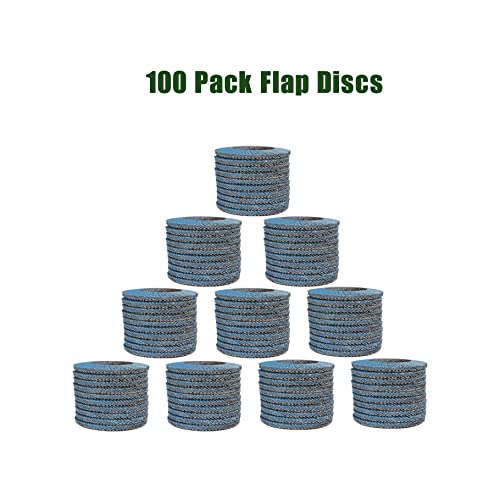 Timunr 4-1/2 инчен размавта диск цирконија 100 пакувања 40 решетки за мелење тркало за мелење на метал од не'рѓосувачки челик