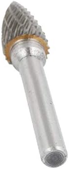 X - DREE 6mm дупчалка дупка 12mm x 25mm Врв X Заби Двојно Намалување на волфрам Карбид Лак Зашилени цевки Цевки Мелење Битови Алатки (6 mm vastago