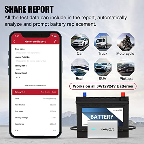 Tester Bluetooth Bluetooth Tester BM500 App Battery App Battery Analyzer Quick Car Car Tester Battery Tester Bluetooth Digital Alternator