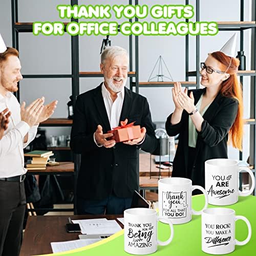4 компјутери Ви благодариме што сте прекрасни чаши за кафе 12 мл инспиративни благодарам кафе чаши за дипломирање подароци за пријатели роденденски