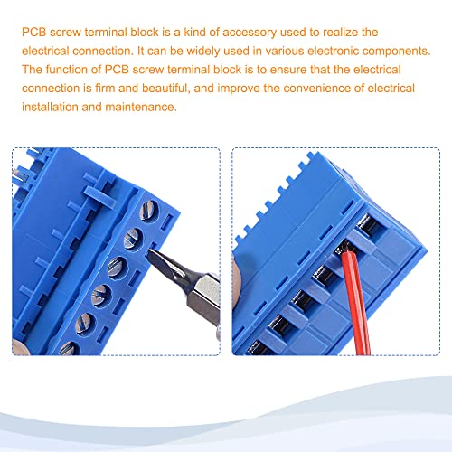 Меканиксот PCB завртка за завртки за завртки за завртки за асортиман на асортиман 5.08мм пин 4 пин/5 пин/6 пин 15а директен приклучок