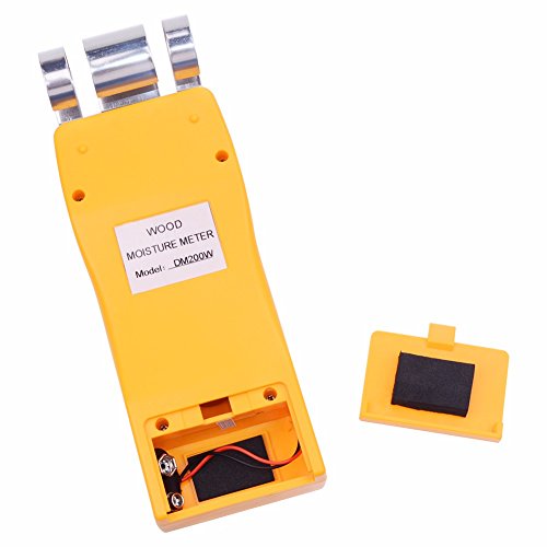 VTSYIQI DM200W Висок квалитет на преносен дигитален мерач на тестер за влага од дрво со мерен опсег од 0 до 50% LCD дисплеј 4 дигитален LCD дисплеј хигрометар влажност 0% до 80%