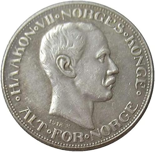 Норвешка 50 евра 1918 година Комеморативни монети од странска копија
