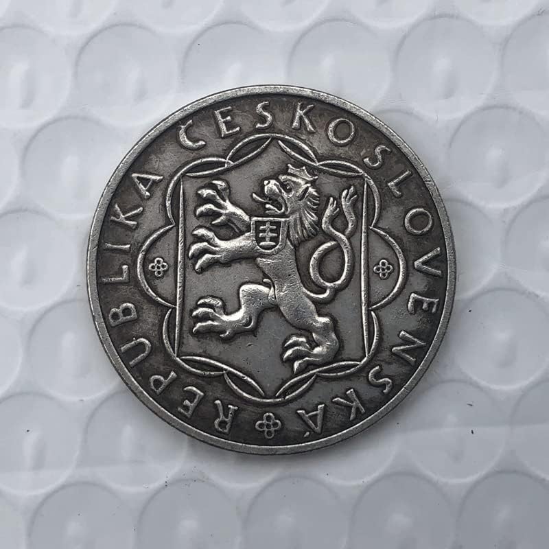1954 Чехословачка Монети Бакар Направени Странски Комеморативни Монети Антички Монети Монети