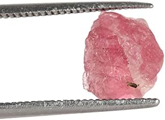 GemHub Природно грубо бразилско сурово бразилско розово турмалин 4,10 КТ лекувачки кристал
