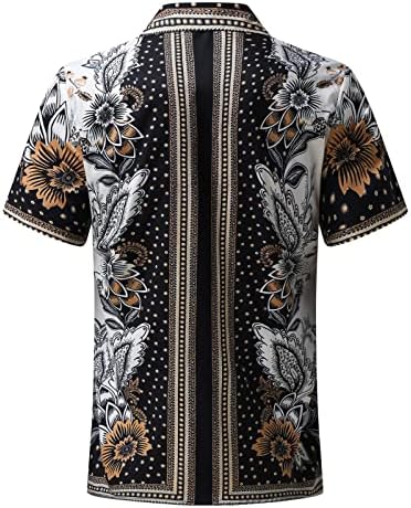 2023 Нови мажи летни модни костуми за слободно време за печатена костум на хавајски кошули на плажа кратки обични машки костуми