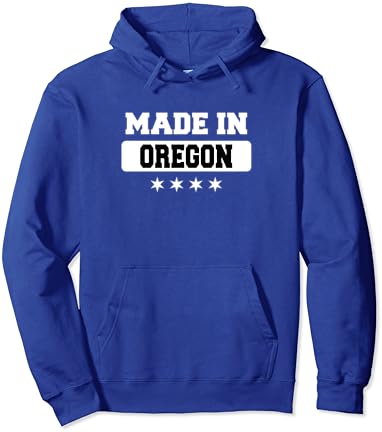 Направено во качулка во Орегон пуловер